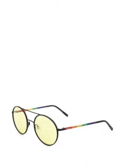 DKNY PRIDE ROUND-FRAME SUNGLASSES