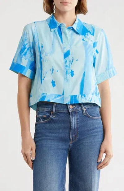 Dkny Print Camp Shirt