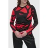 Dkny Print Side Ruched Top In Floral