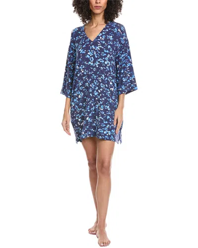 Dkny Printed Sleep Shirt In Blue
