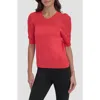 Dkny Puff Sleeve Sweater In Watermln Sugar