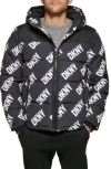 Dkny Puffer Jacket In Multi