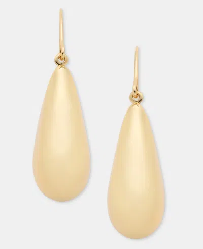 Dkny Puffy Statement Hoop Earrings In Gold