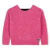 Dkny Logo-band Jumper In Pink