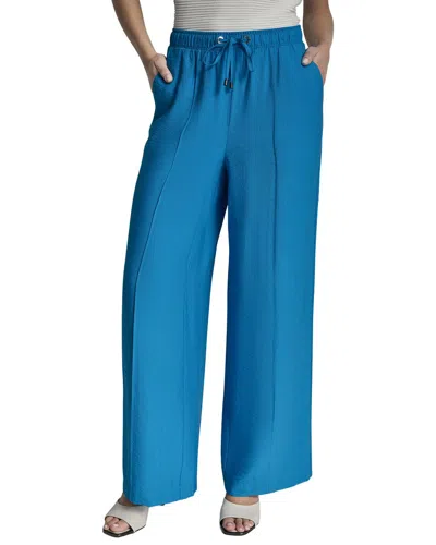 Dkny Pull On Front Seam Pant In Blue
