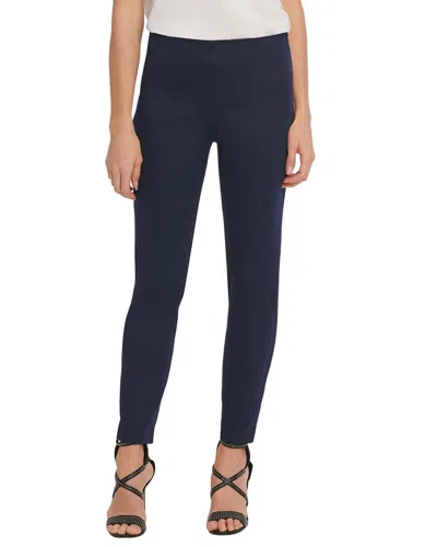 Dkny Slim Leg Pull On Ponte Ankle Pant In Black