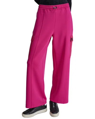 Dkny Pull-on Patch Pant In Pink
