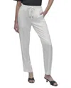 Dkny Pull-on Side Stitch Track Pant In White