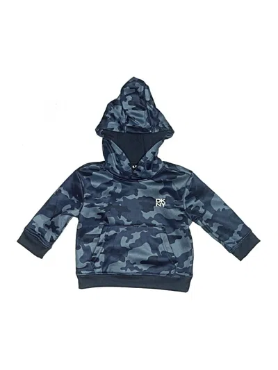 Pre-owned Dkny Babies' Pullover Hoodie In Blue
