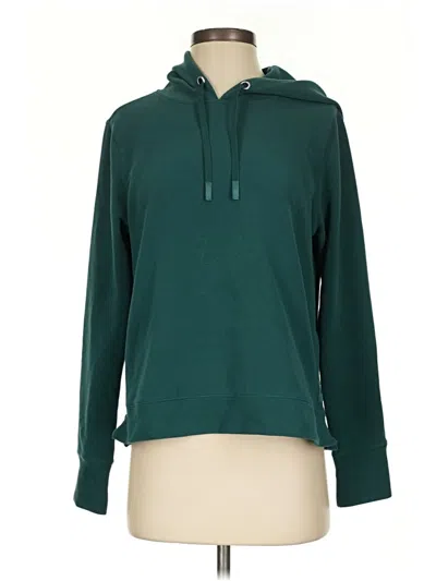 Pre-owned Dkny Pullover Hoodie In Blue