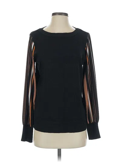 Pre-owned Dkny Pullover Sweater In Black