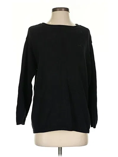 Pre-owned Dkny Pullover Sweater In Black