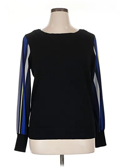 Pre-owned Dkny Pullover Sweater In Black