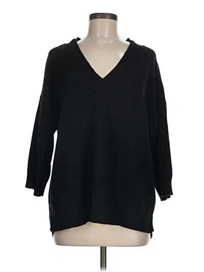 Pre-owned Dkny Pullover Sweater In Black