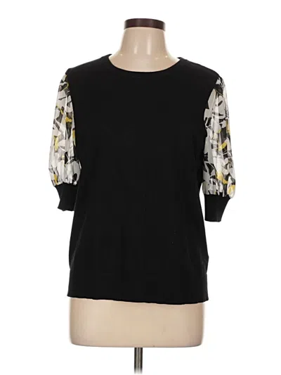 Pre-owned Dkny Pullover Sweater In Black