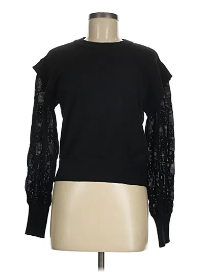 Pre-owned Dkny Pullover Sweater In Black