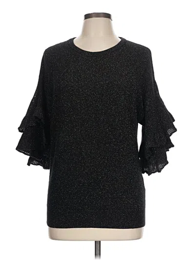 Pre-owned Dkny Pullover Sweater In Black