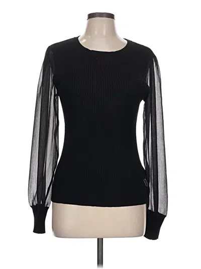 Pre-owned Dkny Pullover Sweater In Black