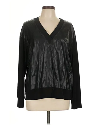Pre-owned Dkny Pullover Sweater In Black