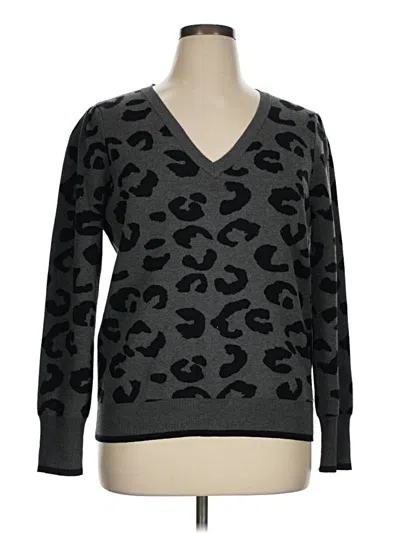 Pre-owned Dkny Pullover Sweater In Black