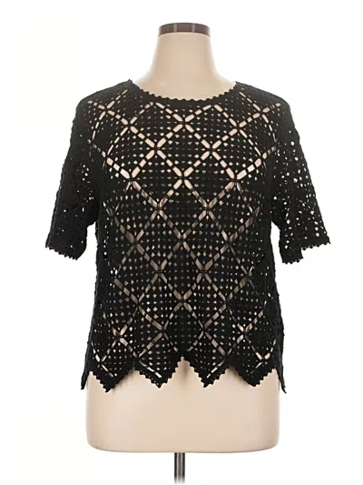 Pre-owned Dkny Pullover Sweater In Black