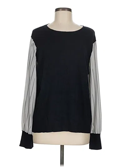 Pre-owned Dkny Pullover Sweater In Black