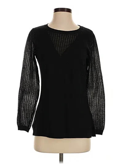 Pre-owned Dkny Pullover Sweater In Black