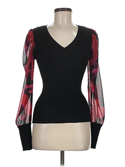 Pre-owned Dkny Pullover Sweater In Black
