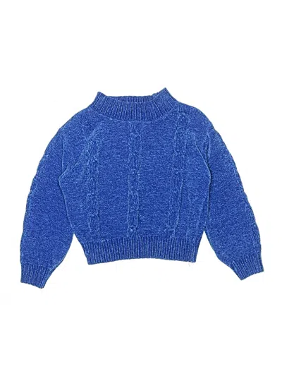 Pre-owned Dkny Kids' Pullover Sweater In Blue