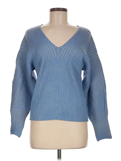 Pre-owned Dkny Pullover Sweater In Blue