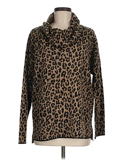 Pre-owned Dkny Pullover Sweater In Brown