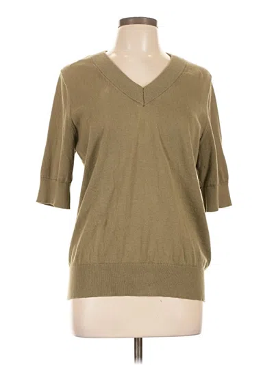 Pre-owned Dkny Pullover Sweater In Brown