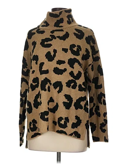 Pre-owned Dkny Pullover Sweater In Brown