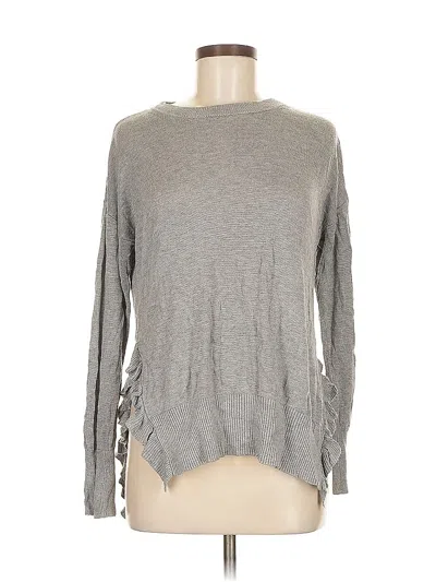 Pre-owned Dkny Pullover Sweater In Gray
