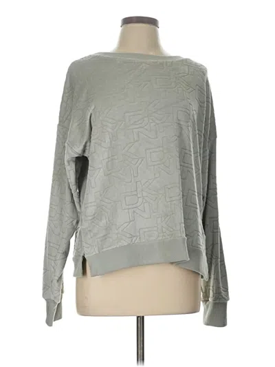 Pre-owned Dkny Pullover Sweater In Gray