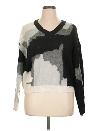Pre-owned Dkny Pullover Sweater In Gray