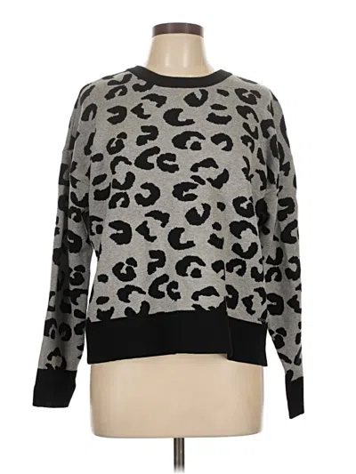 Pre-owned Dkny Pullover Sweater In Gray