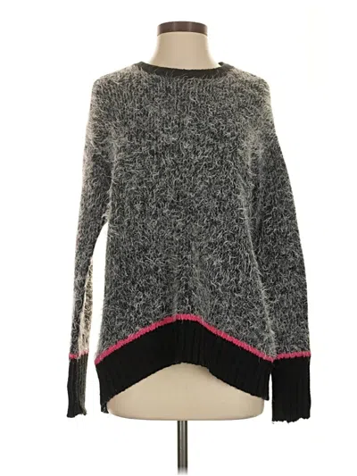 Pre-owned Dkny Pullover Sweater In Gray