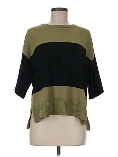 Pre-owned Dkny Pullover Sweater In Green