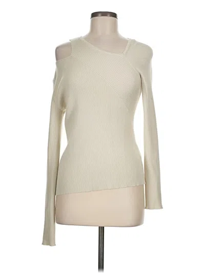Pre-owned Dkny Pullover Sweater In Ivory