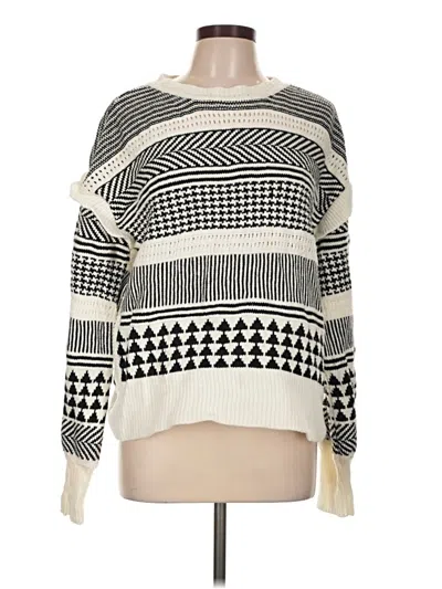 Pre-owned Dkny Pullover Sweater In Ivory