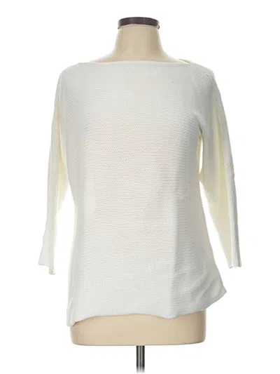 Pre-owned Dkny Pullover Sweater In Ivory