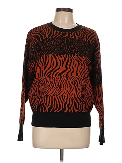 Pre-owned Dkny Pullover Sweater In Orange