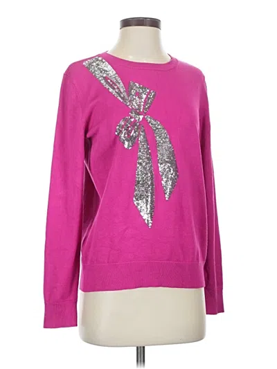 Pre-owned Dkny Pullover Sweater In Pink