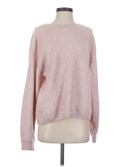 Pre-owned Dkny Pullover Sweater In Pink