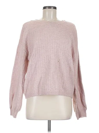 Pre-owned Dkny Pullover Sweater In Pink