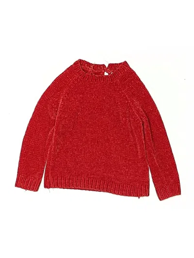 Pre-owned Dkny Kids' Pullover Sweater In Red