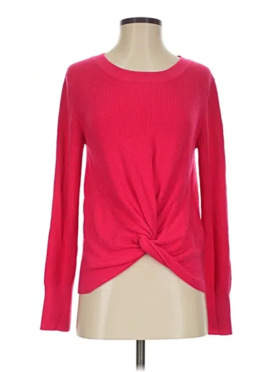 Pre-owned Dkny Pullover Sweater In Red