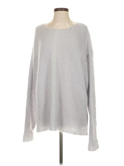 Pre-owned Dkny Pullover Sweater In Silver