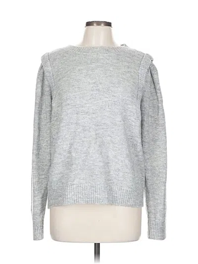 Pre-owned Dkny Pullover Sweater In Silver